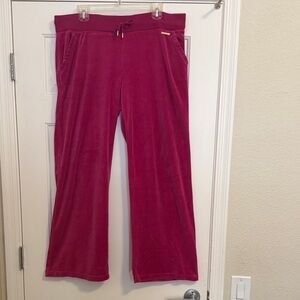Michael Kors women’s Pink Velour Pants, new, perfect, super soft size XL